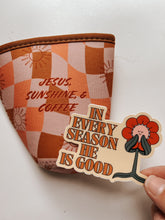 Load image into Gallery viewer, Jesus, Sunshine, & Coffee-Iced Coffee Sleeve