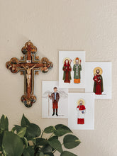 Load image into Gallery viewer, St. Brigid Of Ireland & St. Patrick Print