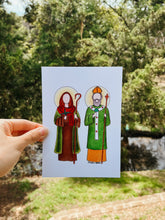 Load image into Gallery viewer, St. Brigid Of Ireland & St. Patrick Print