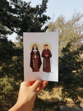 Load image into Gallery viewer, St. Clare of Assisi &amp; St. Francis of Assisi Print
