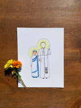 Load image into Gallery viewer, Mother Teresa &amp; John Paul II Print

