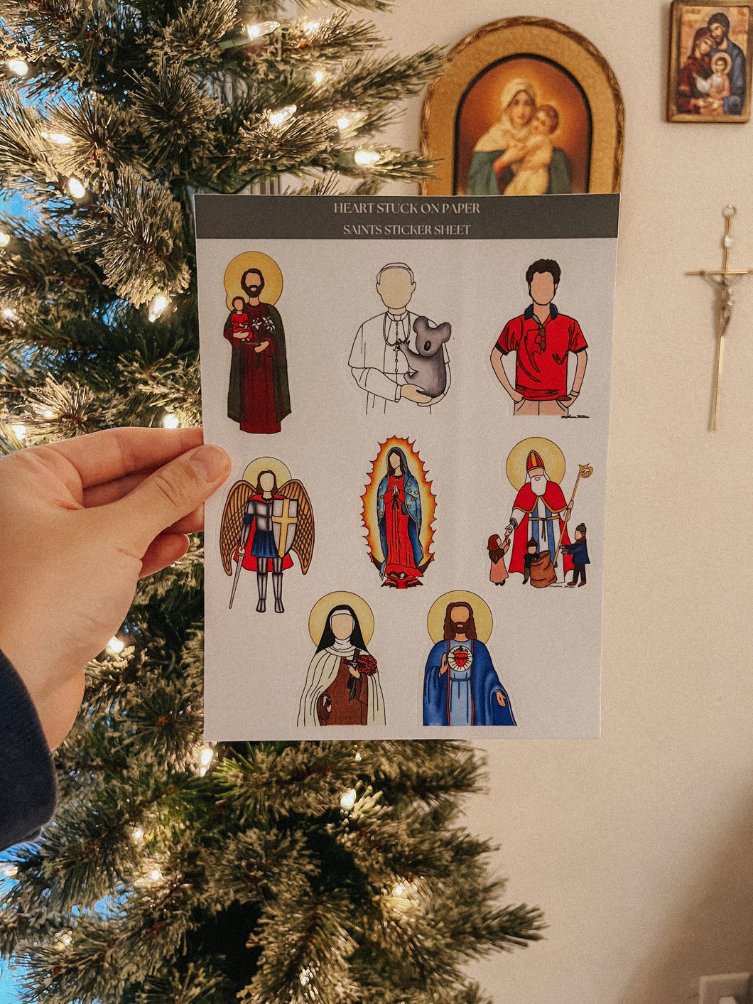 Saints Sticker Sheet