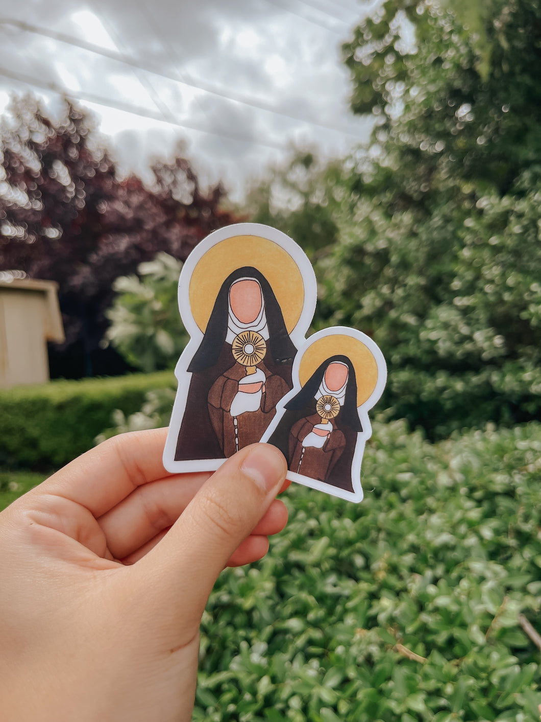 St. Clare of Assisi Sticker