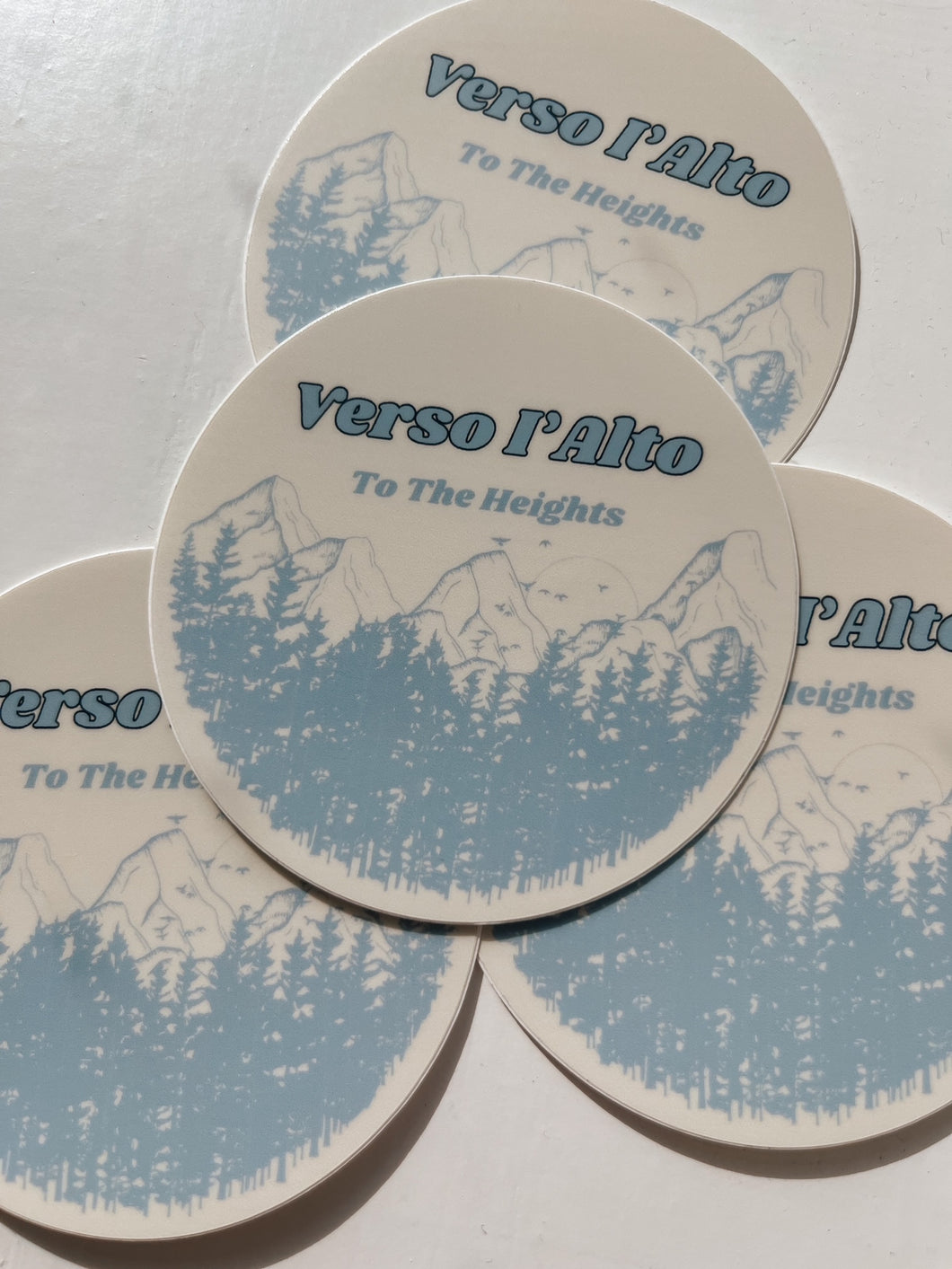 Verso I'Alto-To The Heights Sticker