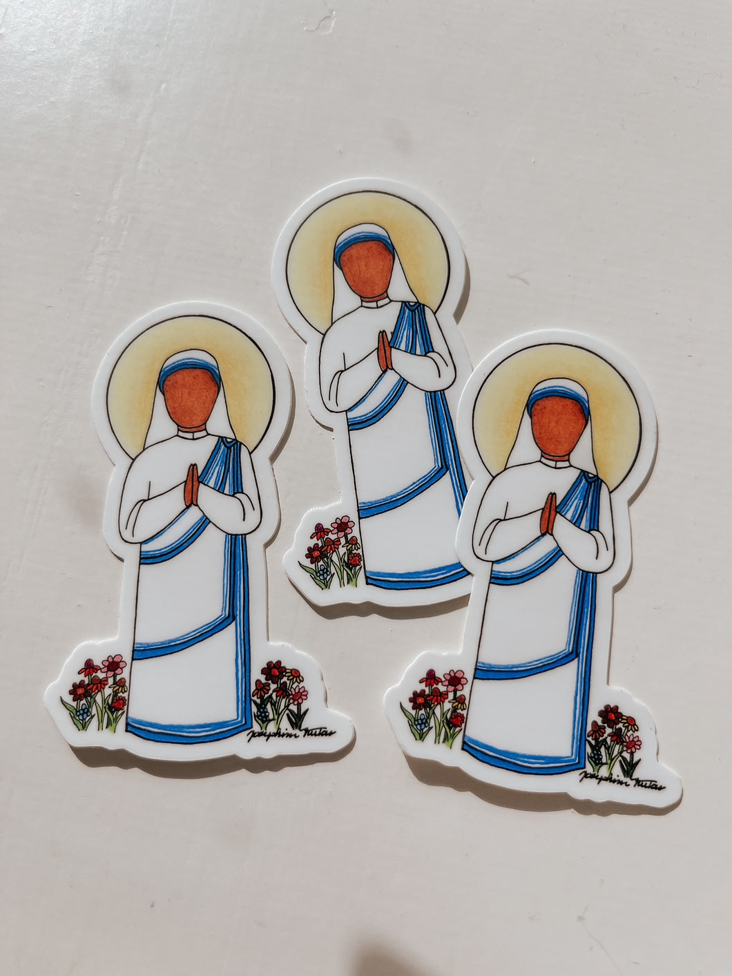 St. Teresa of Calcutta Die Cut Sticker