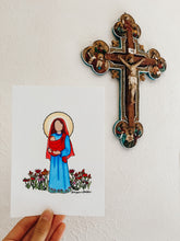 Load image into Gallery viewer, In the Garden Marian &amp; Jesus Print
