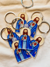 Load image into Gallery viewer, Sacred Heart of Jesus Keychain
