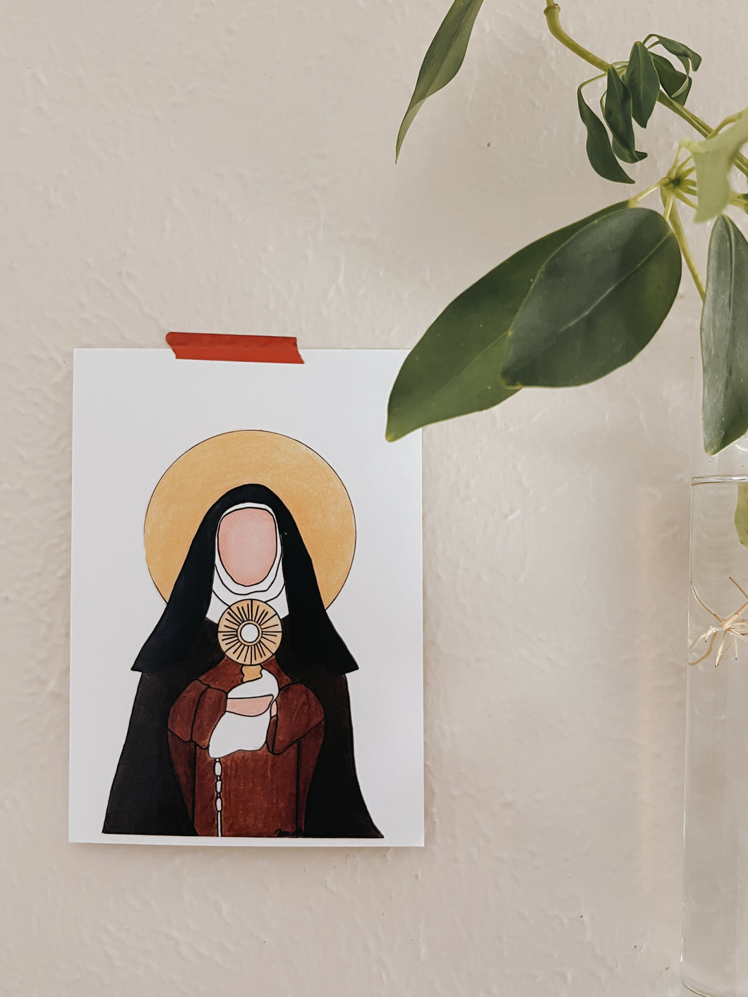 St. Clare of Assisi Print